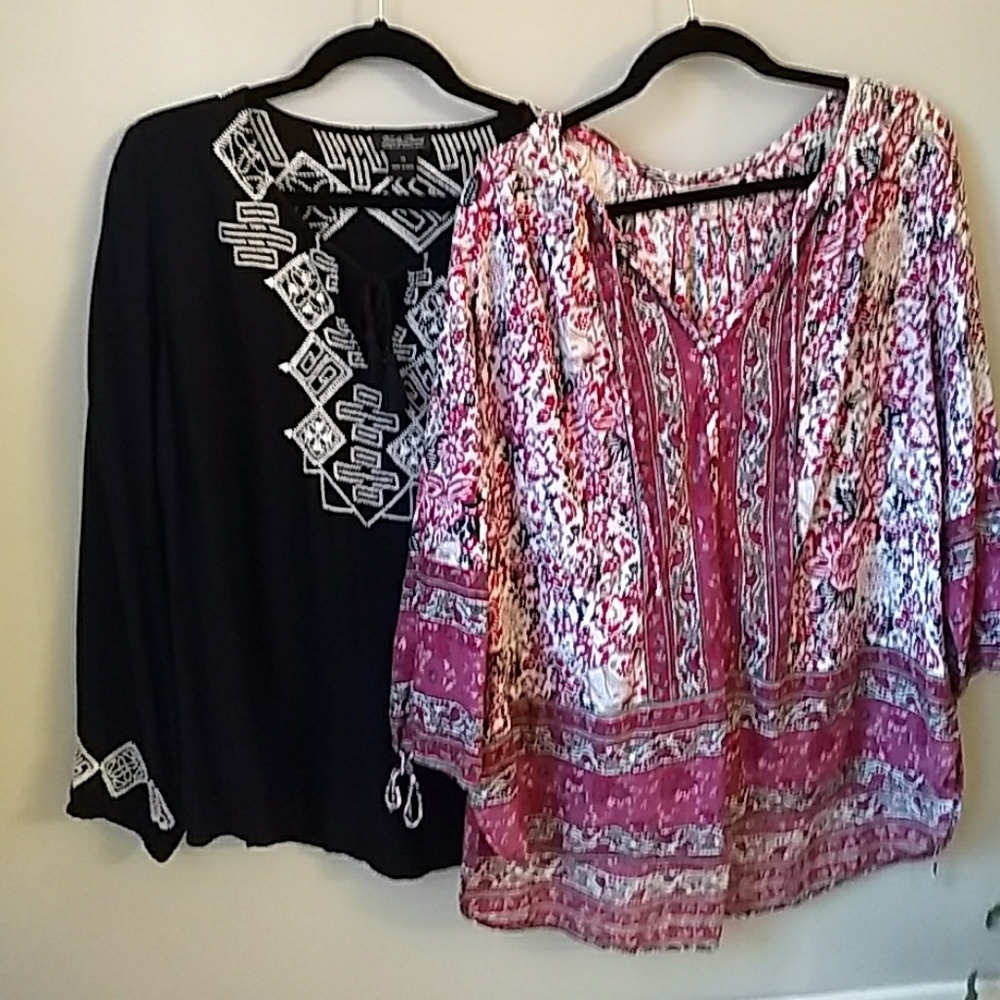 Lucky Brand Peasant Tops